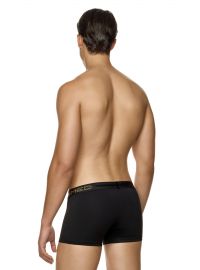 MED Ανδρικό boxer - Μαύρο -  Fashion λάστιχο με Logo - MULTIPACK x3- Regular Fit - Modal