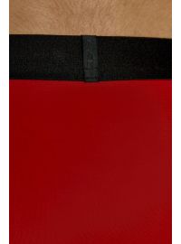 MED Ανδρικό boxer TRAVIS - Κόκκινο - Μαύρο - Fashion λάστιχο - Regular Fit - Modal