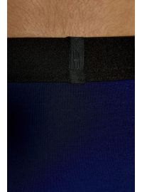 MED Ανδρικό boxer TRAVIS - Μπλε - Μαύρο - Fashion λάστιχο - Regular Fit - Modal