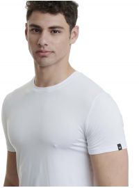 Walk Ανδρικό φανελάκι - Λευκό - Κοντό μανίκι - bamboo - Regular Fit