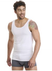 Walk Ανδρικό φανελάκι - Λευκό -Τιράντα - bamboo - Regular Fit