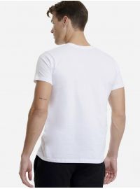 Walk Ανδρικό t-shirt - Λευκό - Κοντό μανίκι - Cotton - Regular Fit