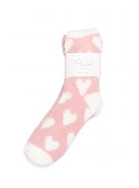 Γυναικείες κάλτσες Pink Label - Ροζ fleece - 2 Pack - Polyester - Regular Fit