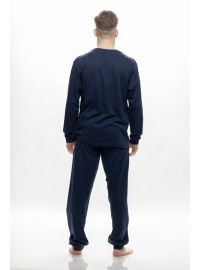 Ανδρική πυτζάμα Galaxy - Marine print - Regular Fit - Cotton