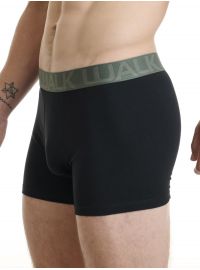 Ανδρικό boxer Walk - Μαύρο - Fashion λάστιχο με logo - 3 pack - Cotton - Regular Fit