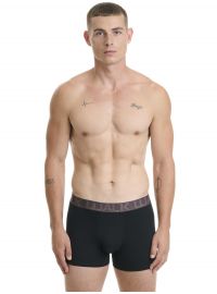 Ανδρικό boxer Walk - Μαύρο - Fashion λάστιχο με logo - 3 pack - Cotton - Regular Fit