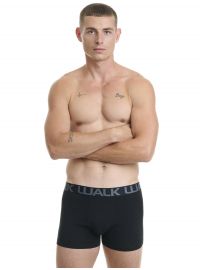 Ανδρικό boxer Walk - Μαύρο - Fashion λάστιχο με logo - 3 pack - Cotton - Regular FitΑνδρικό boxer Walk - Μαύρο - Fashion λάστιχο με logo - 3 pack - Cotton - Regular Fit