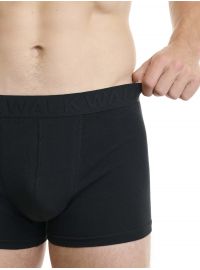 Ανδρικό boxer Walk - Μαύρο - Fashion με logo - 2 pack - Cotton - Regular Fit