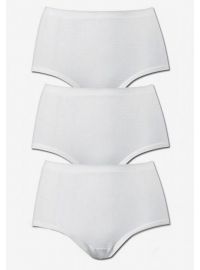 Γυναικεία Κυλότα Minerva - Λευκή - Με φάσα MAXI - 3 Pack - Regular Fit - CottonΓυναικεία Κυλότα Minerva - Λευκή - Με φάσα MAXI - 3 Pack - Regular Fit - Cotton