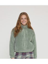 Γυναικεία Ζακέτα Noidinotte - Μέντα - Λούτρινη - Polyester - Regular Fit