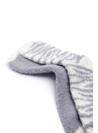 Γυναικείες κάλτσες Pink Label - Γκρι fleece - 2 Pack - Polyester - Regular Fit