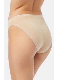 Γυναικείο Brazil slip Minerva Fimelle - Invisible slip - Μπεζ -  2 Pack - Regular Fit - Modal
