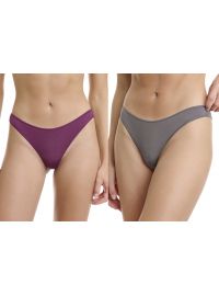 Γυναικείο Brazil slip Walk - Multicolor - Ίνες bamboo - 2 pack - Regular Fit - Lycra