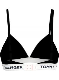 Γυναικείο σουτιέν τριγωνάκι Tommy Hilfiger - Μαύρο - Logo - Cotton - Regular Fit