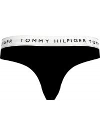 Γυναικείο String Tommy Hilfiger - Μαύρο - Regular Fit - Cotton