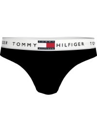 Γυναικείο String Tommy Hilfiger - Μαύρο - Regular Fit - Cotton