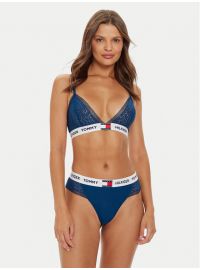Γυναικείο String Tommy Hilfiger - Μπλε με δαντέλα - Regular Fit - Cotton