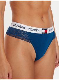 Γυναικείο String Tommy Hilfiger - Μπλε με δαντέλα - Regular Fit - Cotton