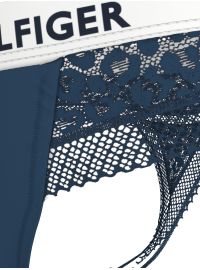 Γυναικείο String Tommy Hilfiger - Μπλε με δαντέλα - Regular Fit - Cotton