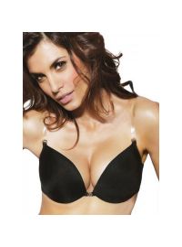 Σουτιέν Push-Up Lormar Joker 18 - Μαύρο Πολυμορφικό - 18 Τρόποι Φορέματος- Cup B