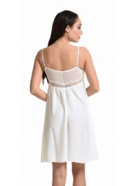 Νυφικό νυχτικό Miss Rosy - Ιβουάρ - Δαντέλα