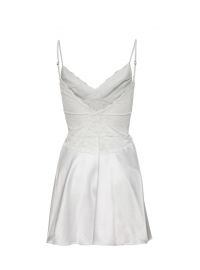 Νυφικό νυχτικό Miss Rosy - Σατέν Ιβουάρ - Δαντέλα