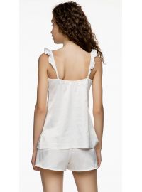 Νυφικό Baby doll Miss Rosy - Σατέν Ιβουάρ - Δαντέλα