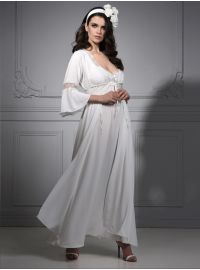 Νυφικό νυχτικό Miss Rosy - Ιβουάρ - Δαντέλα - Μακρύ - MaxiΝυφικό νυχτικό Miss Rosy - Ιβουάρ - Δαντέλα - Μακρύ - Maxi