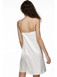 Νυφικό νυχτικό Miss Rosy - Σατέν Ιβουάρ - Δαντέλα