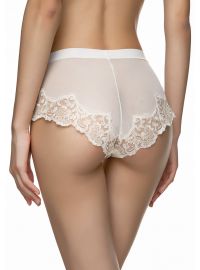 Slip Κανονικό νυφικό Miss Rosy - Ιβουάρ - Διαφάνεια & Κέντημα