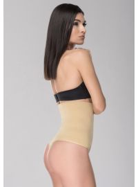 Λαστέξ ZETA - Αόρατο - Λεπτότερη έως 2 νούμερα- Μπεζ - Ψηλοκάβαλο - Zizel στρινγκ κορσές κοιλιάς