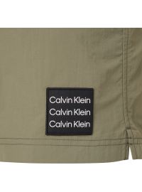 Ανδρικό Μαγιό Calvin Klein - Λαδί - Βερμούδα με Logo