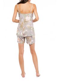 Γυναικεία πυτζάμα Pink Label - Γκρι φλοράλ - Σορτσάκι