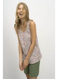 Γυναικεία πυτζάμα Vamp - Floral Βαμβακερή - Σορτσάκι