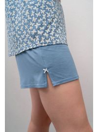 Γυναικεία πυτζάμα Vamp - Καλοκαιρινή με σορτς - Serene Blue