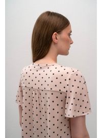 Γυναικεία πυτζάμα  Vamp - Κάπρι παντελόνι -  Ροζ πουά