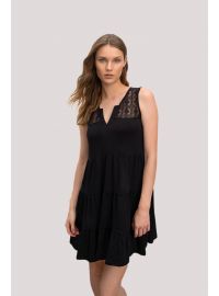 Γυναικείο Beachwear Vamp - Φόρεμα mini - Μαύρο