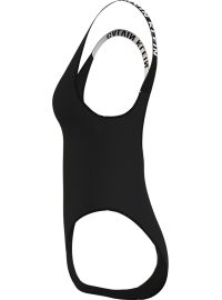 Γυναικείο μαγιό ολόσωμο Calvin Klein - Αθλητικό μαύρο - Ψηλό κόψιμο