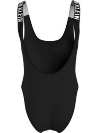 Γυναικείο μαγιό ολόσωμο Calvin Klein - Αθλητικό μαύρο - Ψηλό κόψιμο