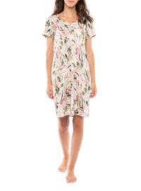 Γυναικείο Νυχτικό Pink Label - Midi - Εμπριμέ - Plus size