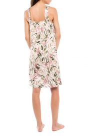 Γυναικείο Νυχτικό Pink Label - Midi - Εμπριμέ - Τιράντα