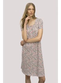 Γυναικείο νυχτικό Vamp - Βαμβακερό καλοκαιρινό - Φλοράλ