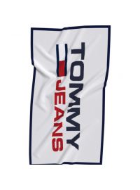 Πετσέτα θαλάσσης Tommy Hilfiger - Λευκή - Cotton