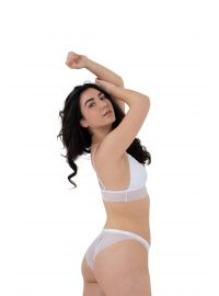 Bralette Dorina Caia - 1+1 ΔΩΡΟ - Χωρίς Μπανέλα - Λιλά  & Λευκό