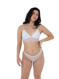 Bralette Dorina Caia - 1+1 ΔΩΡΟ - Χωρίς Μπανέλα - Λιλά  & Λευκό