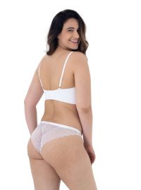 Dorina Γυναικείο Brazil Caia - 1+1 ΔΩΡΟ - Λιλά & Λευκό - 2 Pack