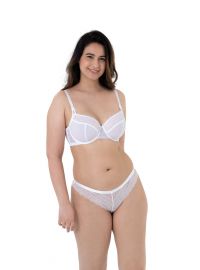 Dorina Γυναικείο Brazil Caia - 1+1 ΔΩΡΟ - Λιλά & Λευκό - 2 Pack