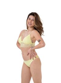 Dorina Γυναικείο Brazil LEAH - Δαντέλα πίσω - 3 Pack