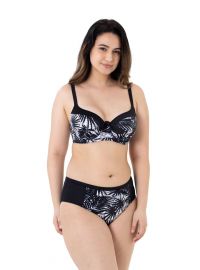 Γυναικείο μαγιό σουτιέν Dorina Bako - Ασπρόμαυρο - Cup D E