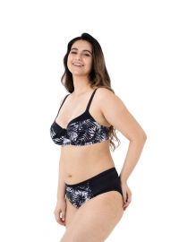 Γυναικείο μαγιό σουτιέν Dorina Bako - Ασπρόμαυρο - Cup D E